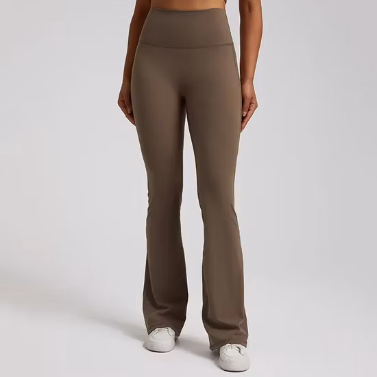 Atacado ODM/OEM Mulheres Bootcut Yoga Flare Leggings Cintura Alta Treino Ginásio Esportes Desgaste Calças Ativas