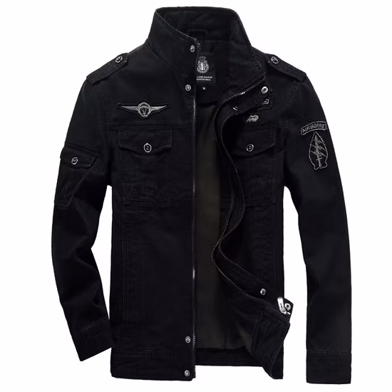 2023 atacado personalizado masculino inverno quente engrossar outerwear plus size jaqueta piloto personalizado para homem